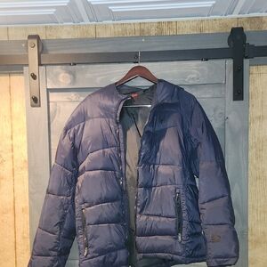 Spyder Dark Blue Jacket Men's L Puffer